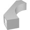 Ekena Millwork 3 1/2-in. W x 14-in. D x 22-in. H Westlake Architectural Grade PVC Knee Brace BRCP035X14X22WTL - alternate 5